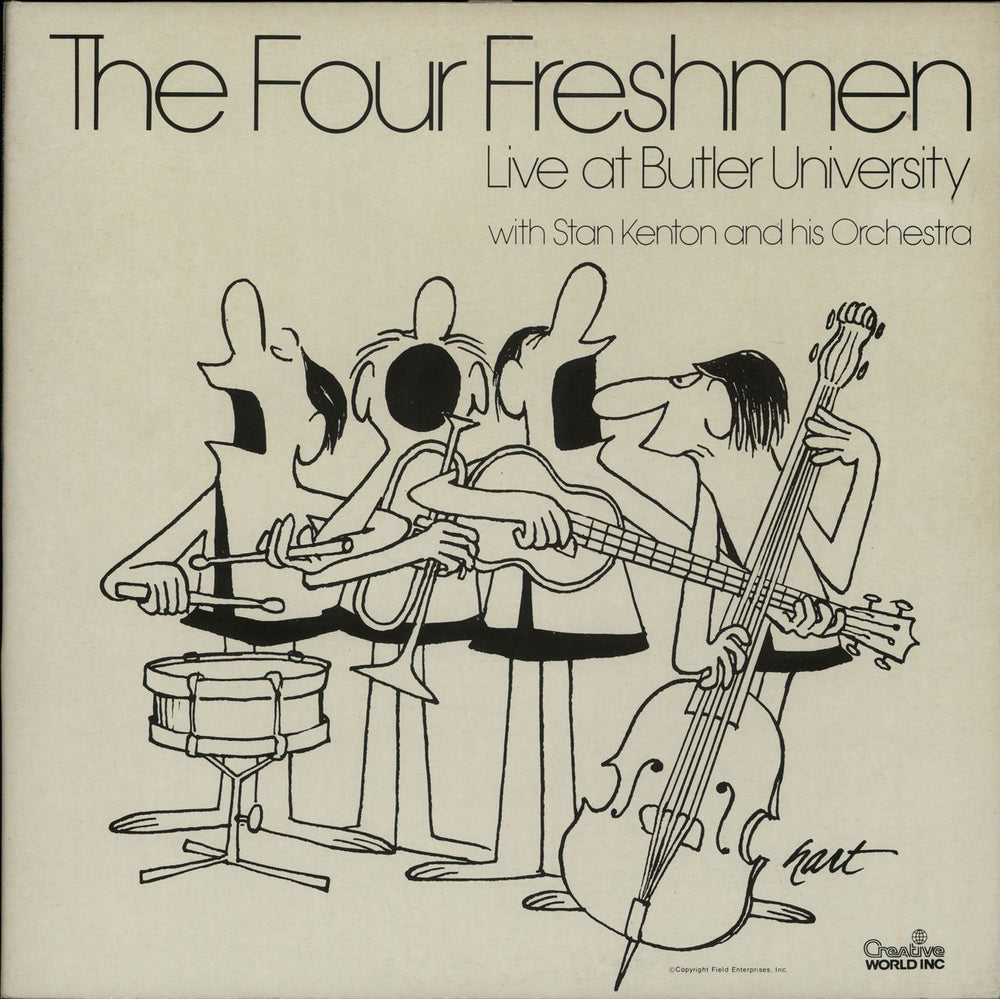 The Four Freshmen Live At Butler University UK 2-LP vinyl record set (Double LP Album) JAS203