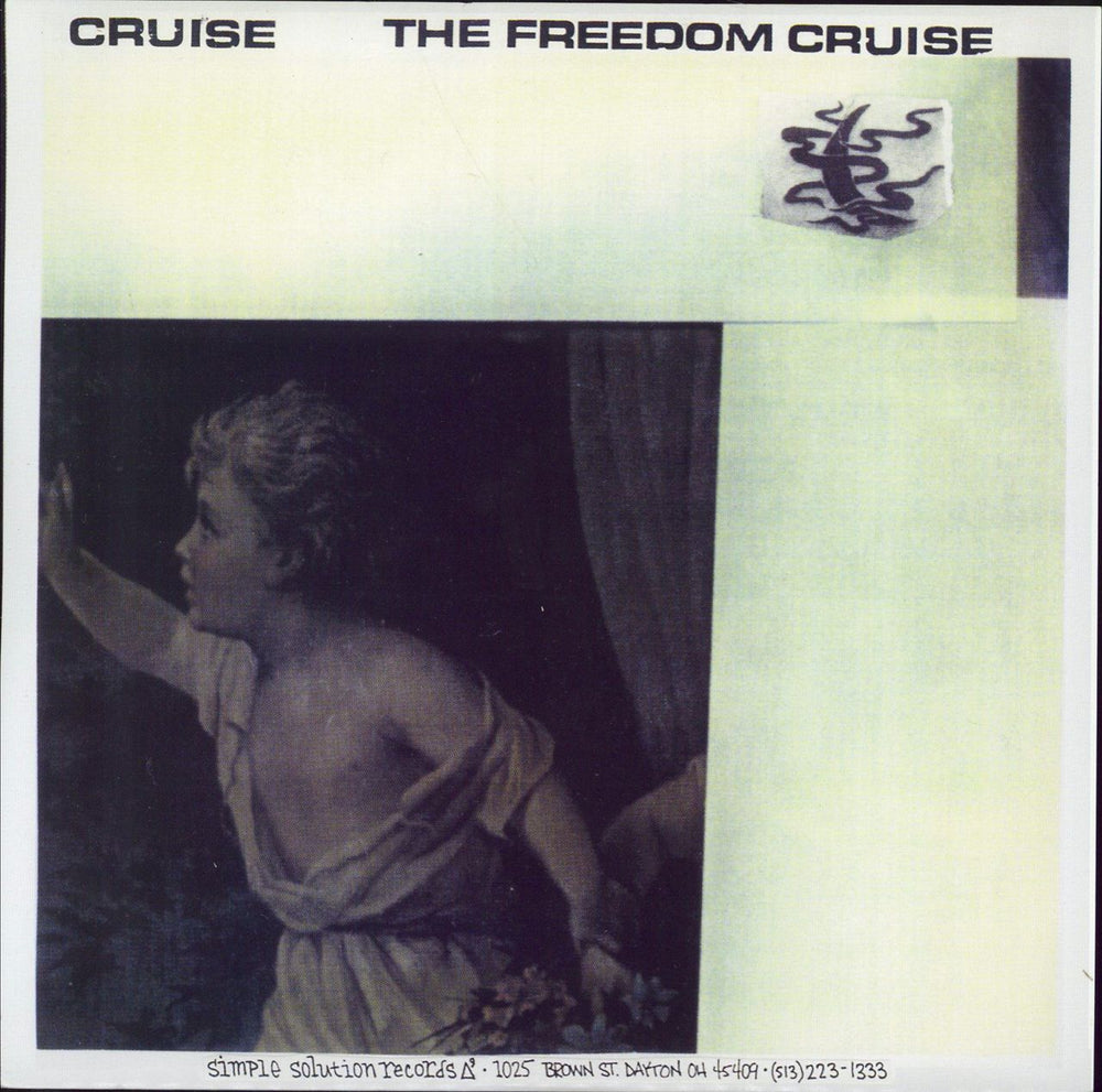 The Freedom Cruise Cruise / Lucifer's Aching Revolver - Blue Vinyl US 7" vinyl single (7 inch record / 45) SS-002