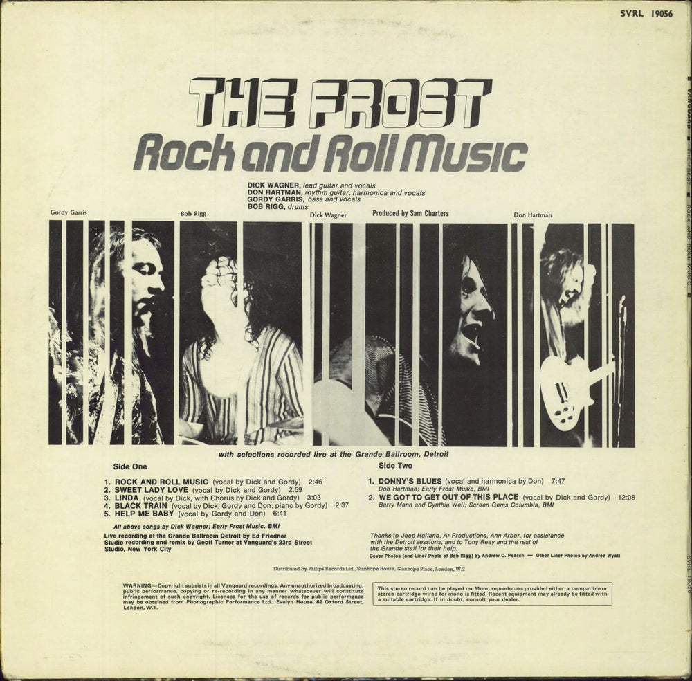 The Frost Rock And Roll Music French vinyl LP album (LP record)