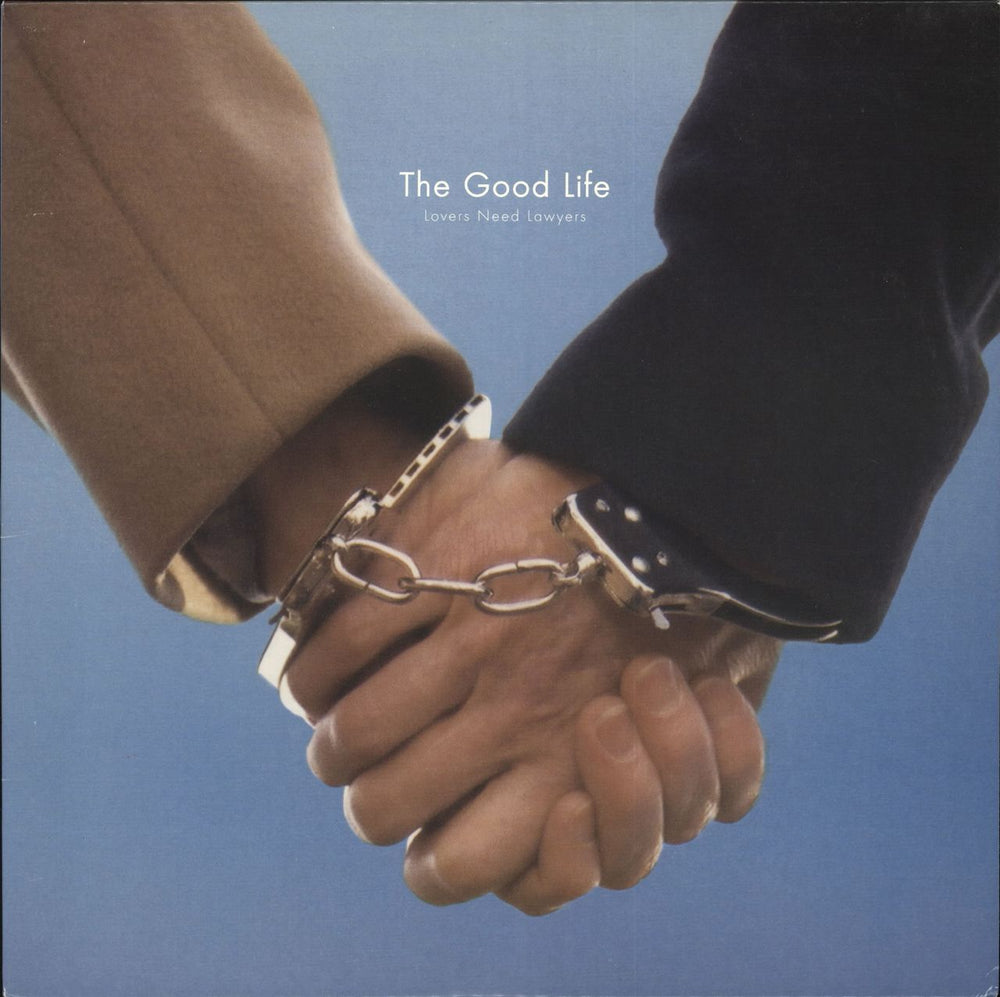 The Good Life Lovers Need Lawyers - Blue Vinyl US 10" vinyl single (10 inch record) LBJ-62