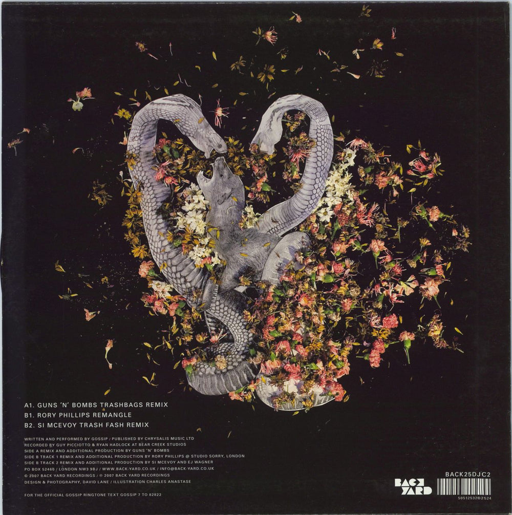 The Gossip Yr Mangled Heart UK 12" vinyl single (12 inch record / Maxi-single) 5051253202524