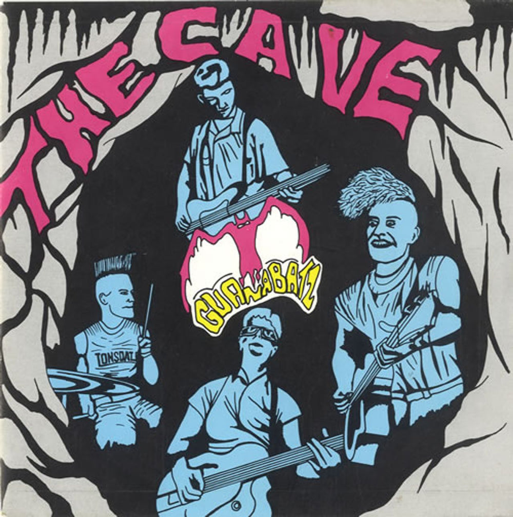 The Guana Batz The Cave UK 7" vinyl single (7 inch record / 45) NS96