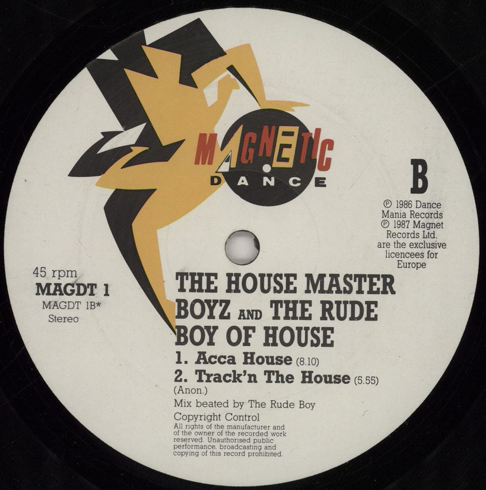 The Housemaster Boyz House Nation UK 12" vinyl single (12 inch record / Maxi-single)