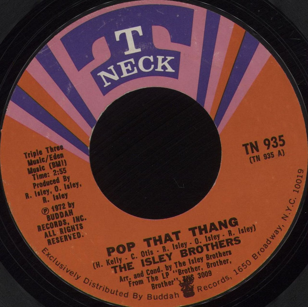 The Isley Brothers Pop That Thang US 7" vinyl single (7 inch record / 45) TN935