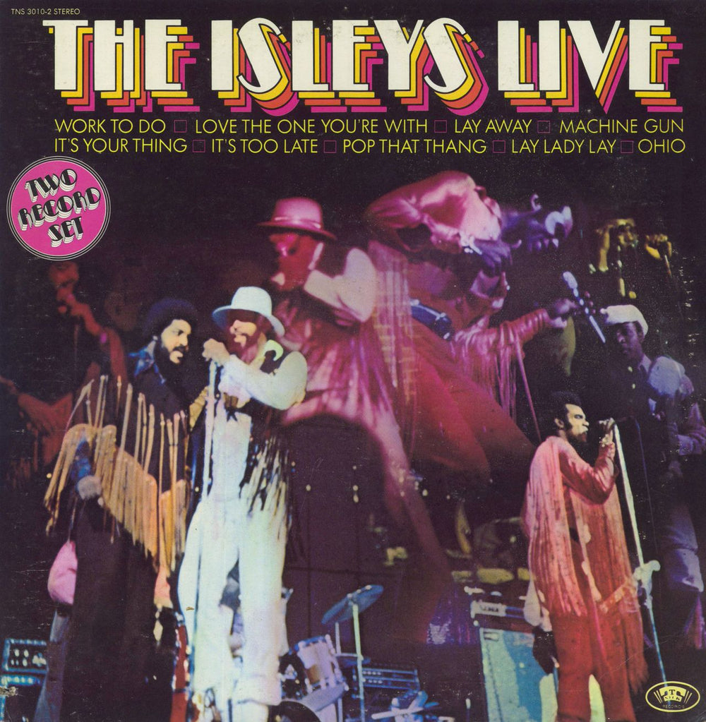 The Isley Brothers The Isleys Live US 2-LP vinyl record set (Double LP Album) TNS3010-2