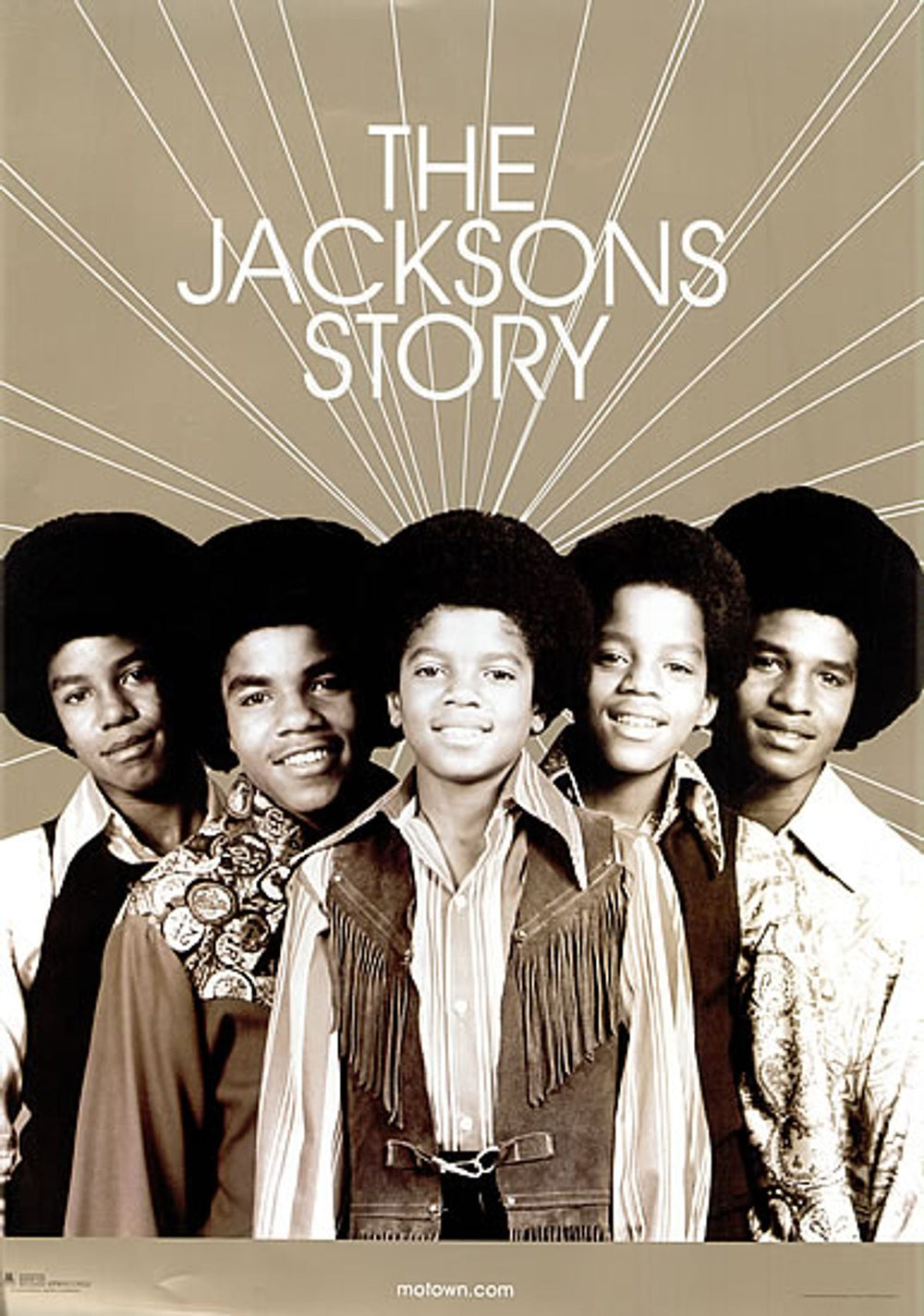 The Jackson Five The Jacksons Story US Promo poster POSTER