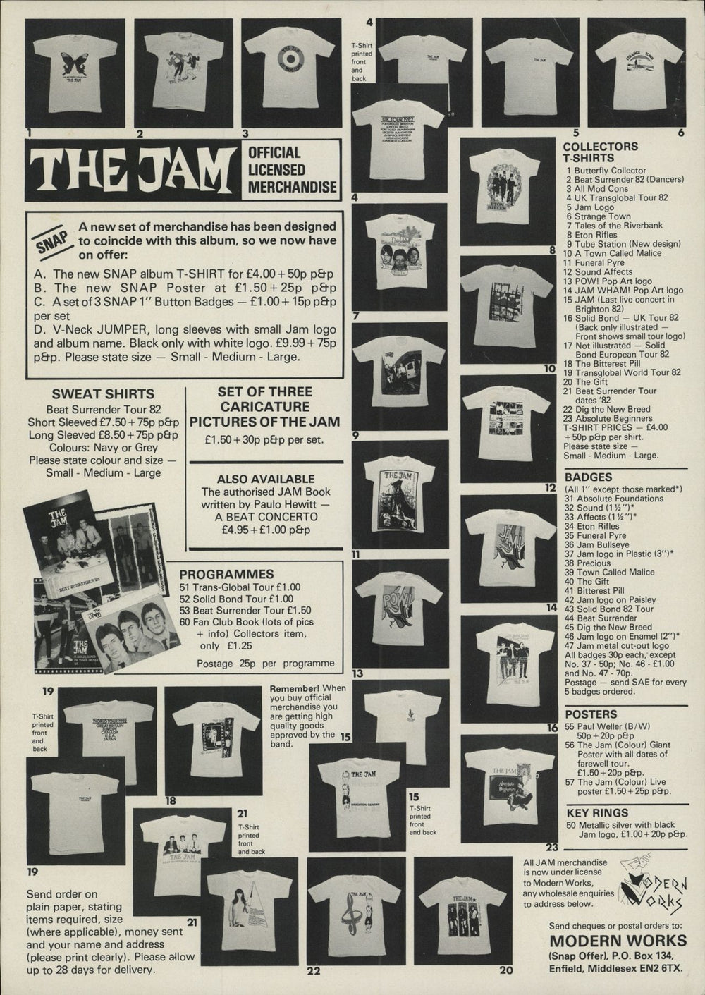 The Jam Snap! - Complete - EX UK 2-LP vinyl record set (Double LP Album) 1983