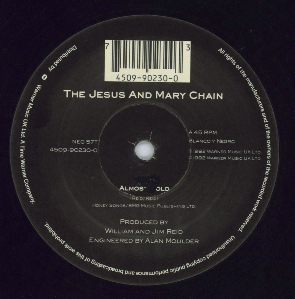 The Jesus & Mary Chain Almost Gold UK 12" vinyl single (12 inch record / Maxi-single) JMC12AL526762