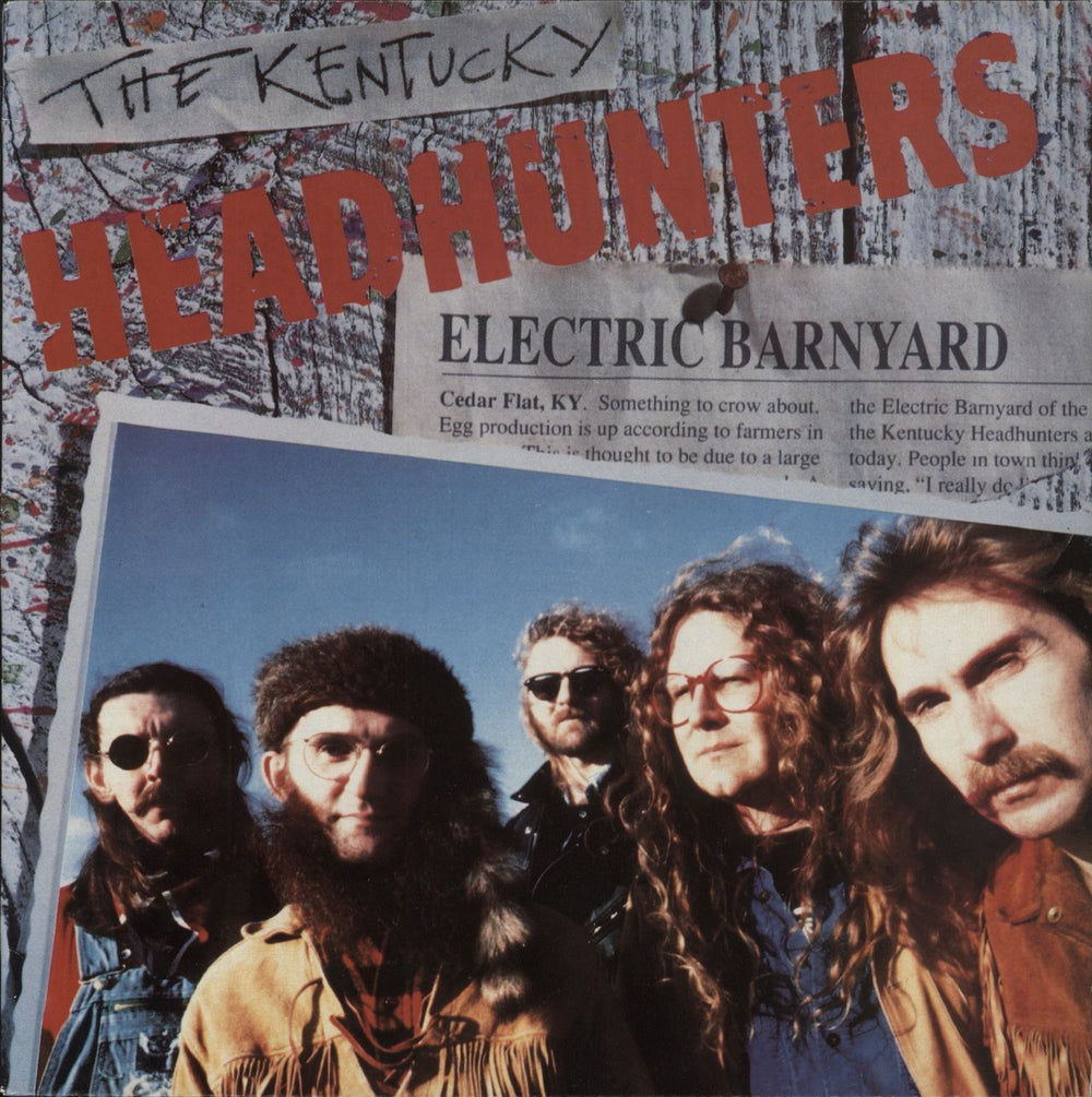 The Kentucky Headhunters Electric Barnyard UK vinyl LP album (LP record) 848084-1