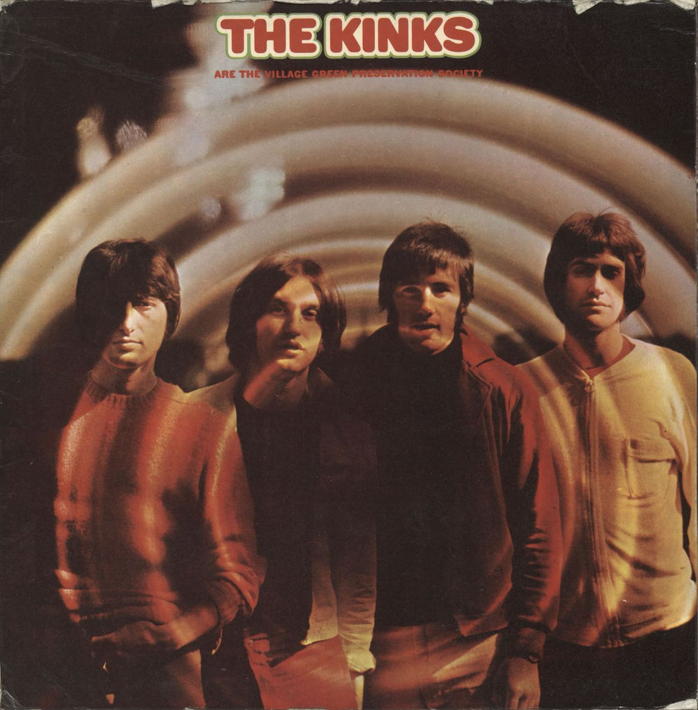 The Kinks Are The Village Green Preservation Society - 1st - VG UK vinyl LP album (LP record) NPL18233