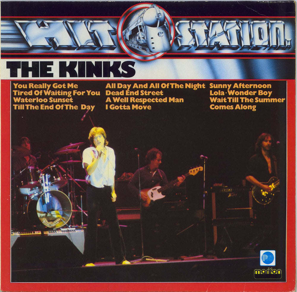 The Kinks Hit Station German vinyl LP album (LP record) 296029-241