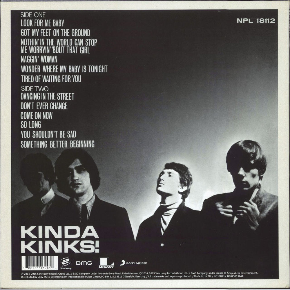 The Kinks Kinda Kinks - 180gram Red Vinyl UK vinyl LP album (LP record)