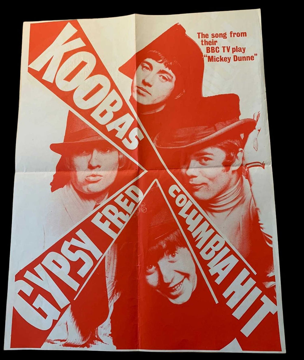 The Koobas Gypsy Fred UK Promo poster 50CM X 39CM