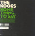 The Kooks Sofa Song UK 7" vinyl single (7 inch record / 45) 094634088374