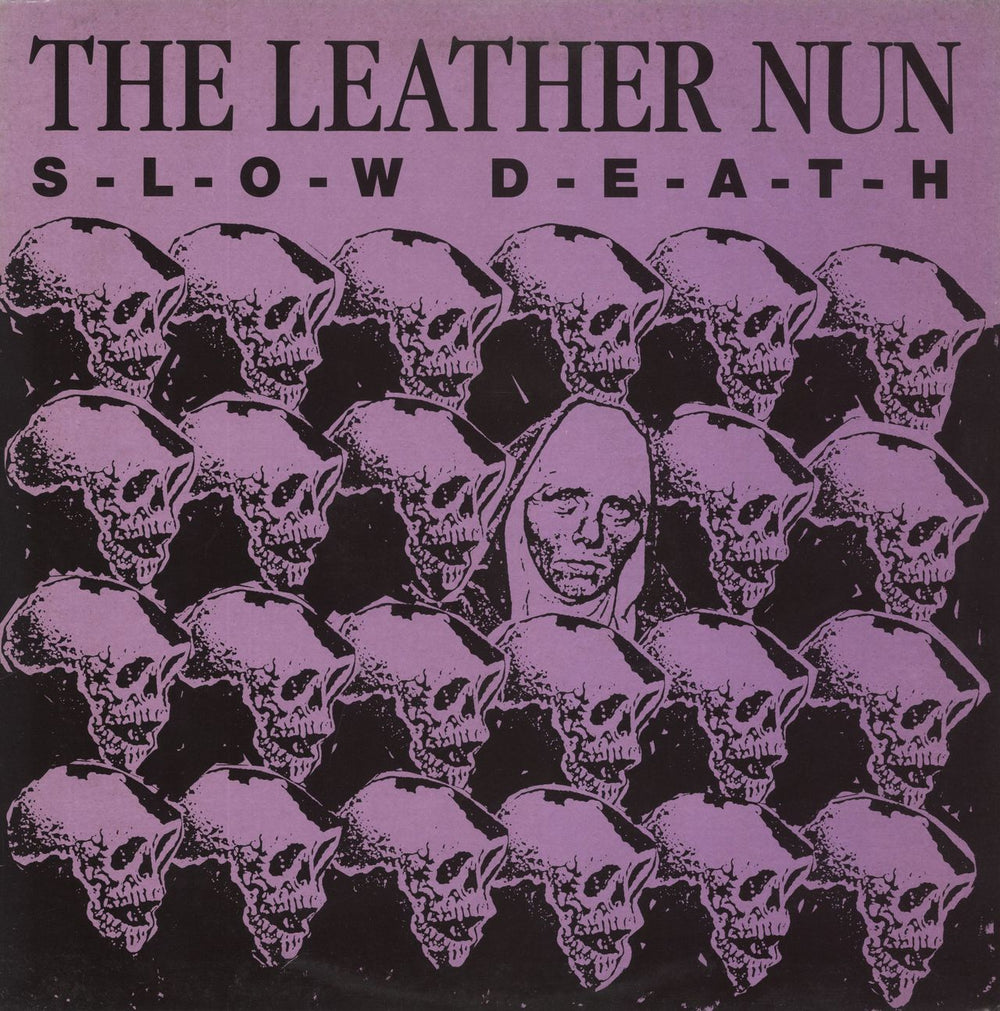 The Leather Nun Slow Death - EX UK vinyl LP album (LP record) WRMLP100