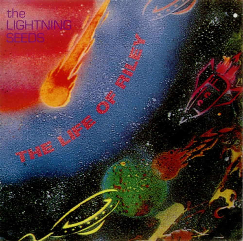 The Lightning Seeds The Life Of Riley UK 12" vinyl single (12 inch record / Maxi-single) VST1402