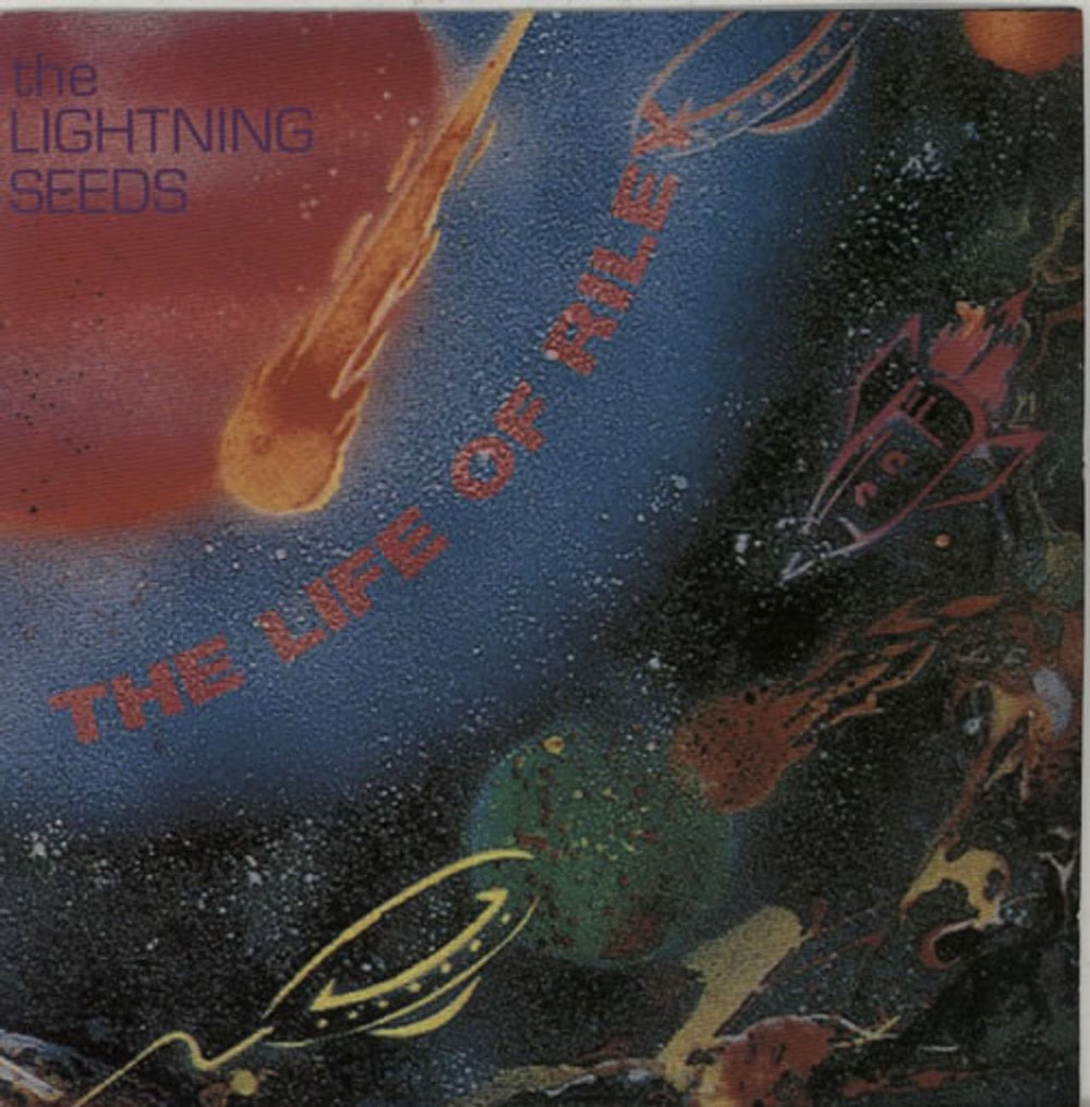 The Lightning Seeds The Life Of Riley UK 7" vinyl single (7 inch record / 45) VS1402