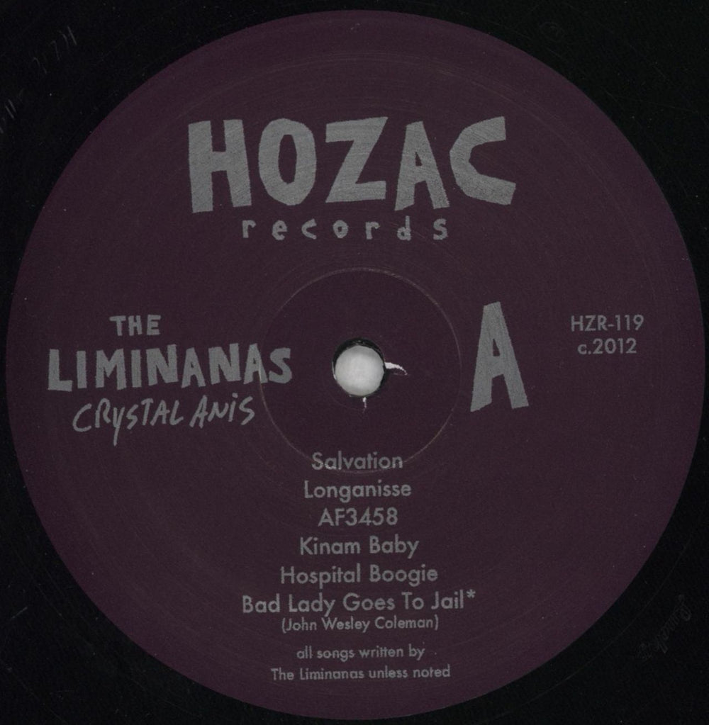 The Limiñanas Crystal Anis - Shrink US vinyl LP album (LP record) 6HFLPCR819007