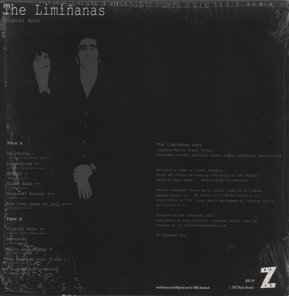 The Limiñanas Crystal Anis - Shrink US vinyl LP album (LP record)