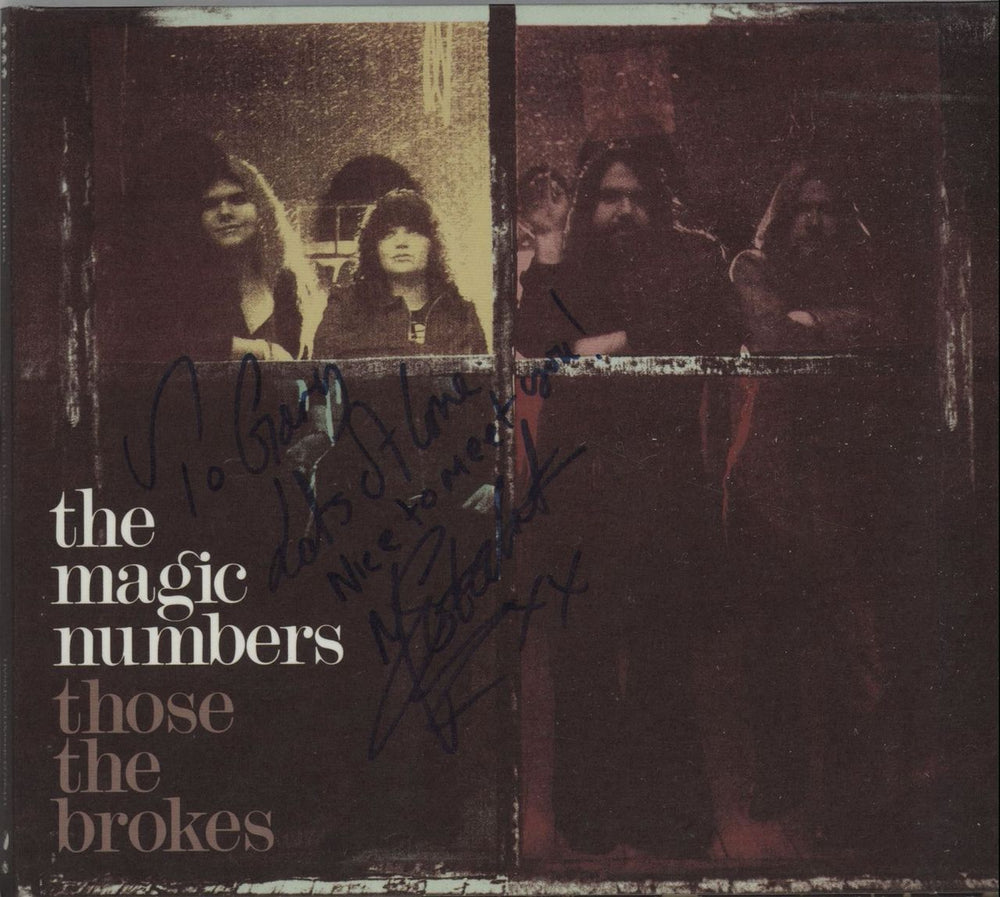 The Magic Numbers Those The Brokes - Autographed UK CD album (CDLP) HVNLP57CDX