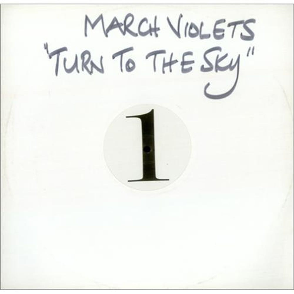 The March Violets Turn To The Sky - White Label UK Promo 12" vinyl single (12 inch record / Maxi-single) VRBX27