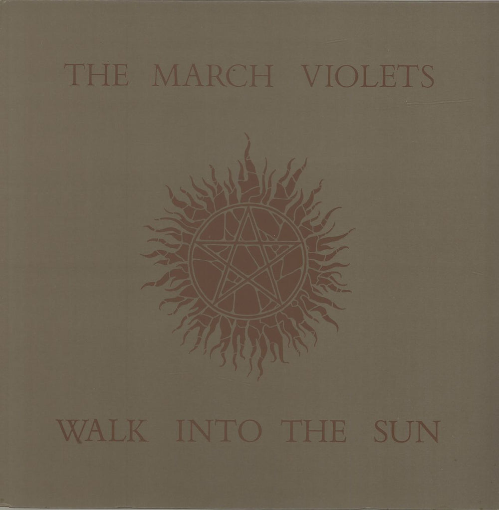 The March Violets Walk Into The Sun UK 12" vinyl single (12 inch record / Maxi-single) VRB2412