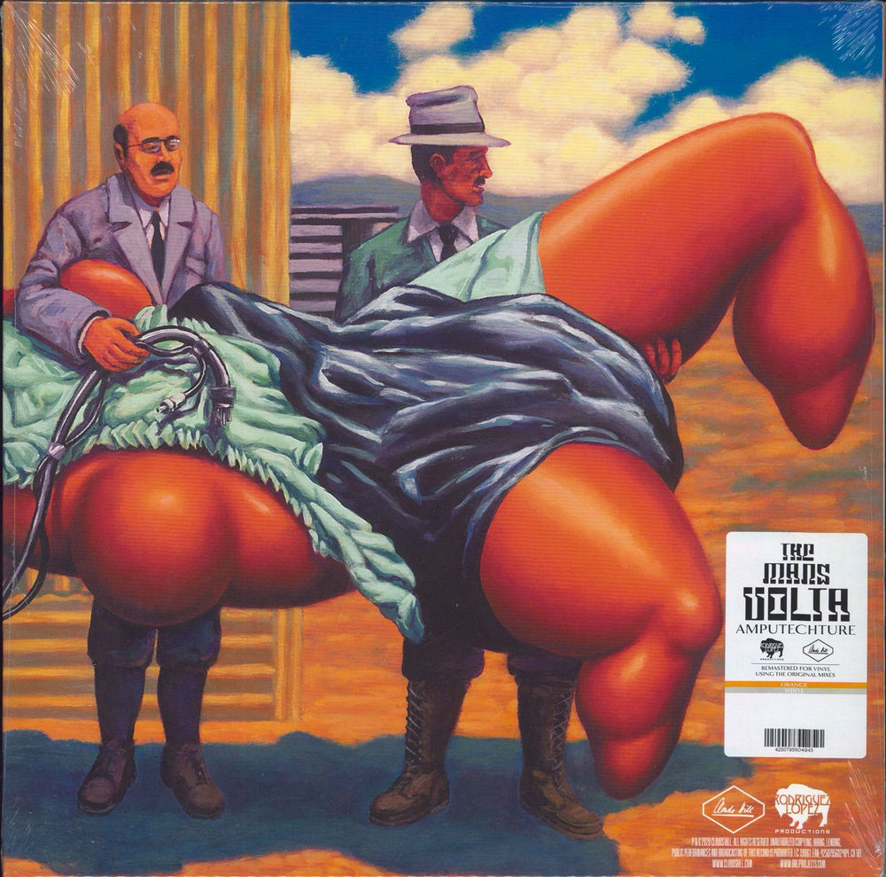 The Mars Volta Amputechture - White and Blue Vinyl US 2-LP vinyl record set (Double LP Album) CH181