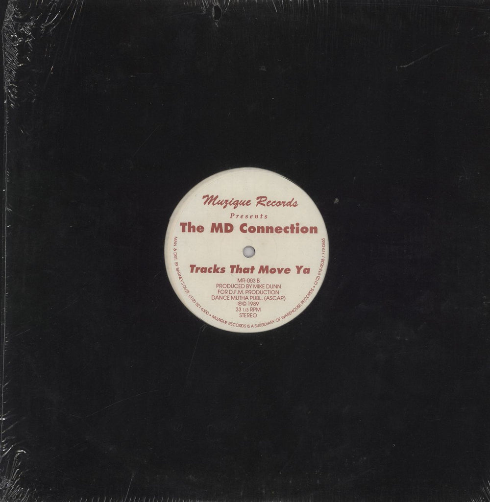 The MD Connection Tracks That Move Ya US vinyl LP album (LP record)