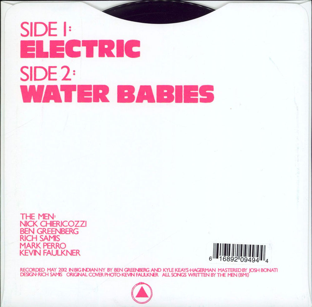 The Men (Punk) Electric US 7" vinyl single (7 inch record / 45) 616892094944