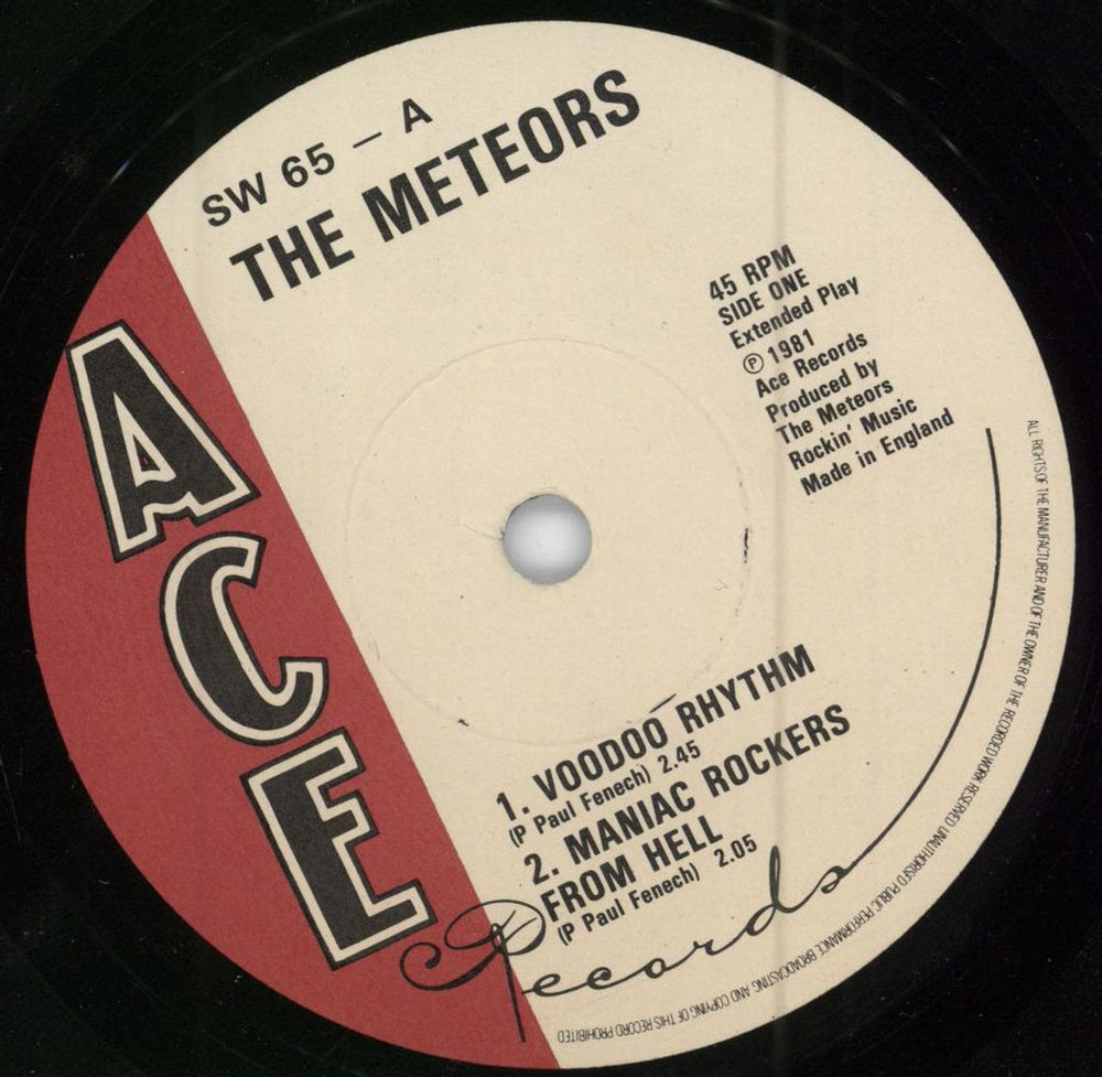 The Meteors (80s) Meteor Madness - 1st UK 7" vinyl single (7 inch record / 45) TEO07ME284721