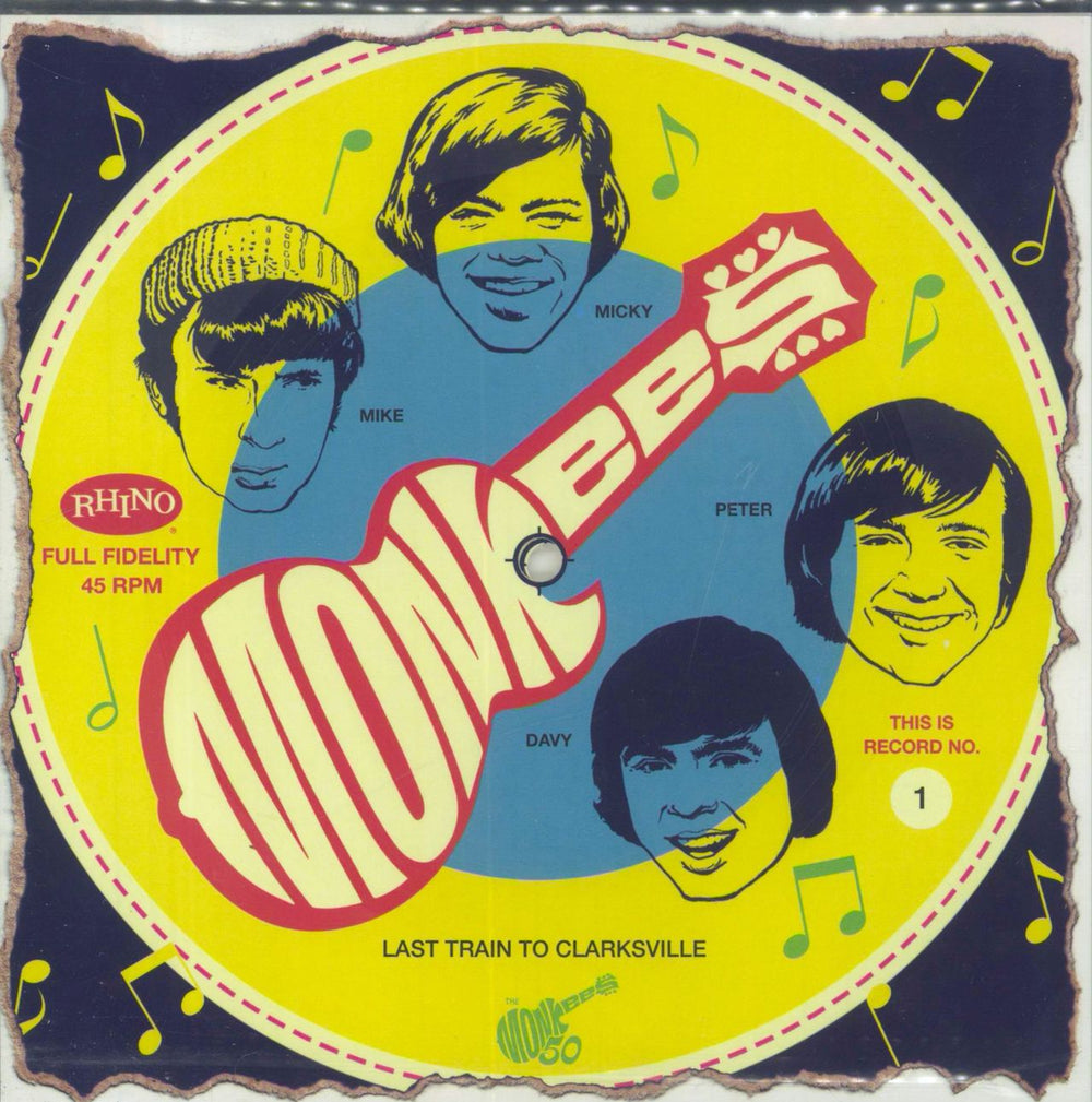 The Monkees Cereal Box Record Set US 7" vinyl single (7 inch record / 45) 081227949846