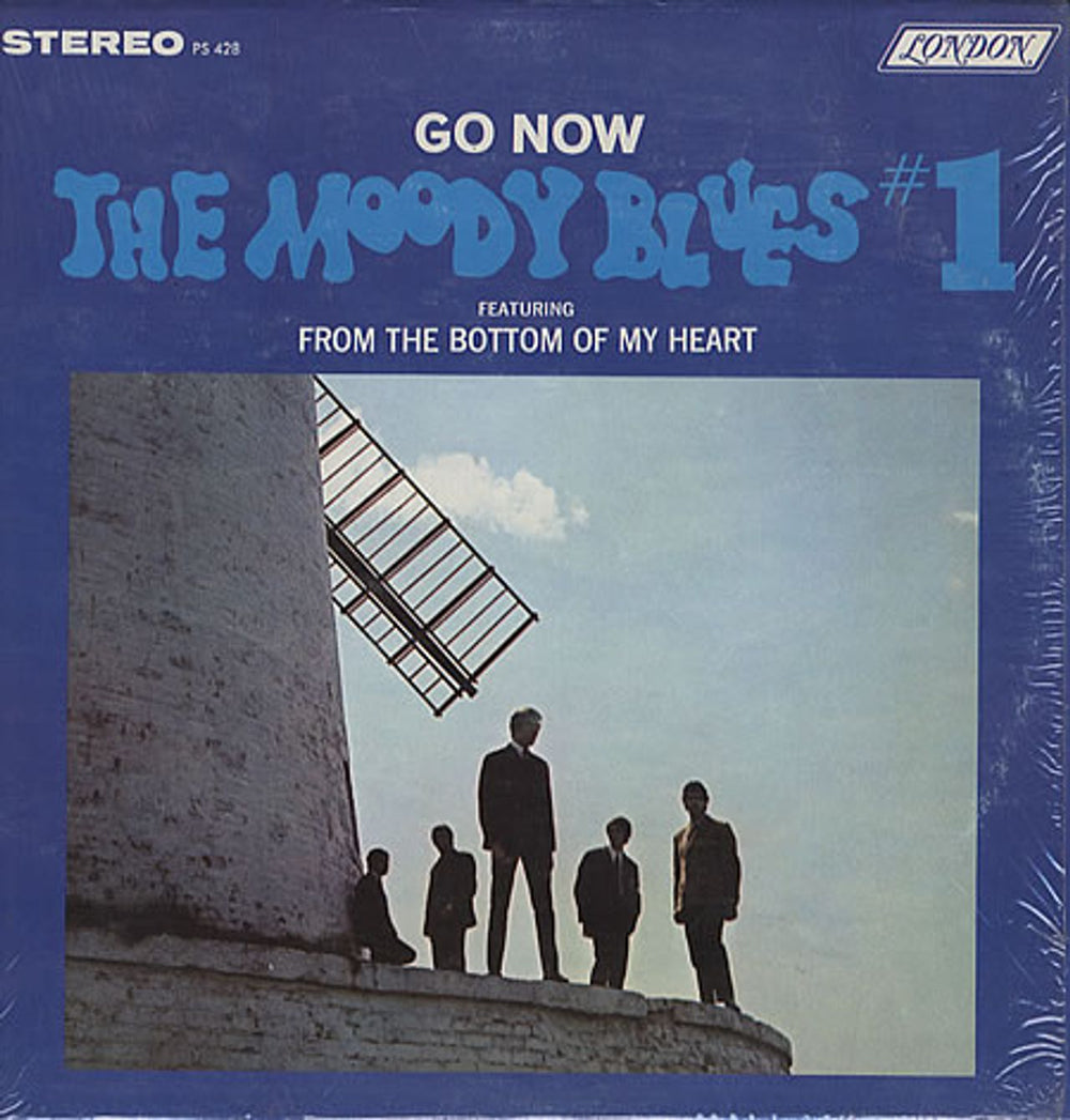 The Moody Blues Go Now - 2nd Pressing US vinyl LP album (LP record) PS428