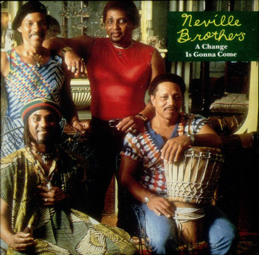 The Neville Brothers A Change Is Gonna Come German Promo CD single (CD5 / 5") 390480-2