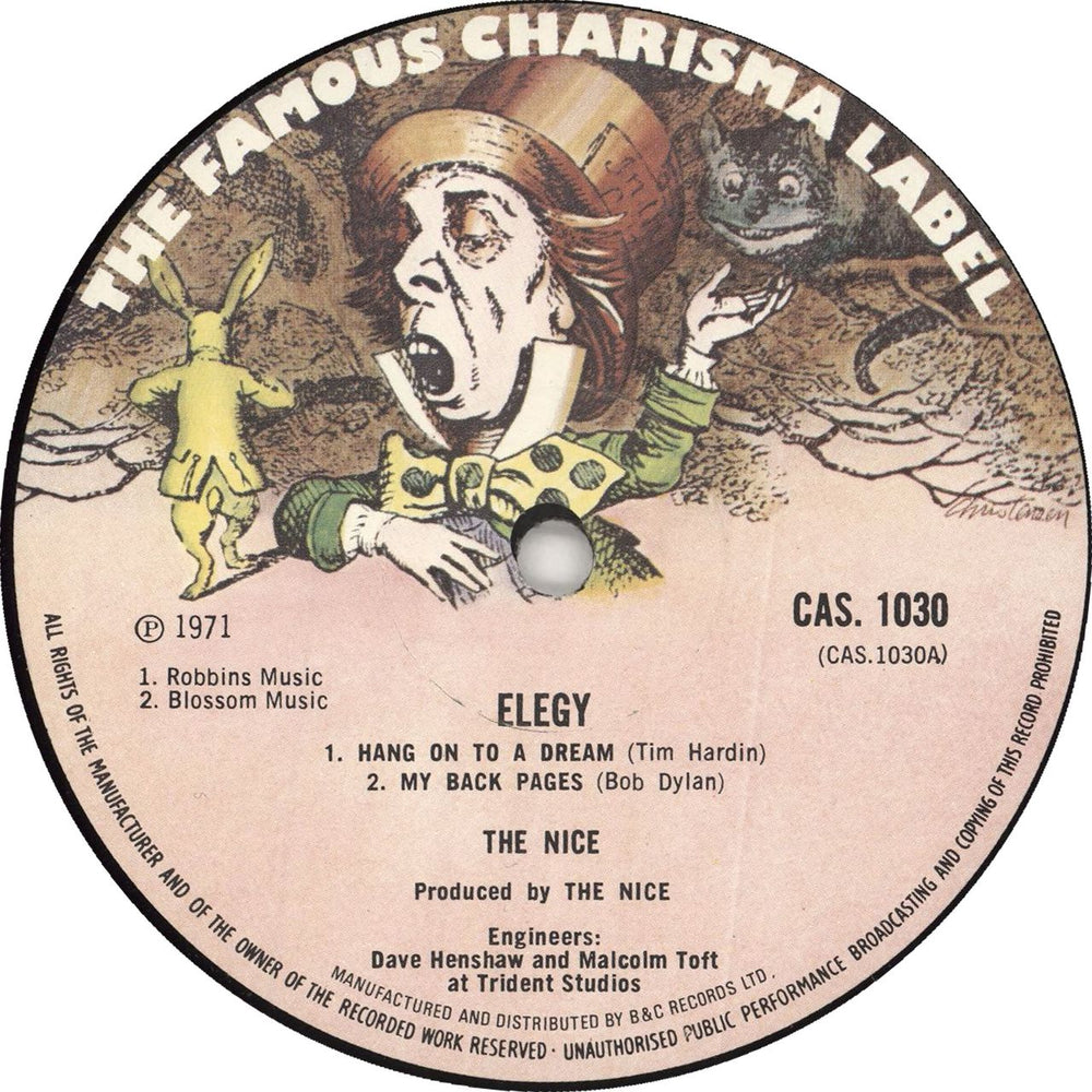 The Nice Elegy - Madhatter label UK vinyl LP album (LP record) NCELPEL547064