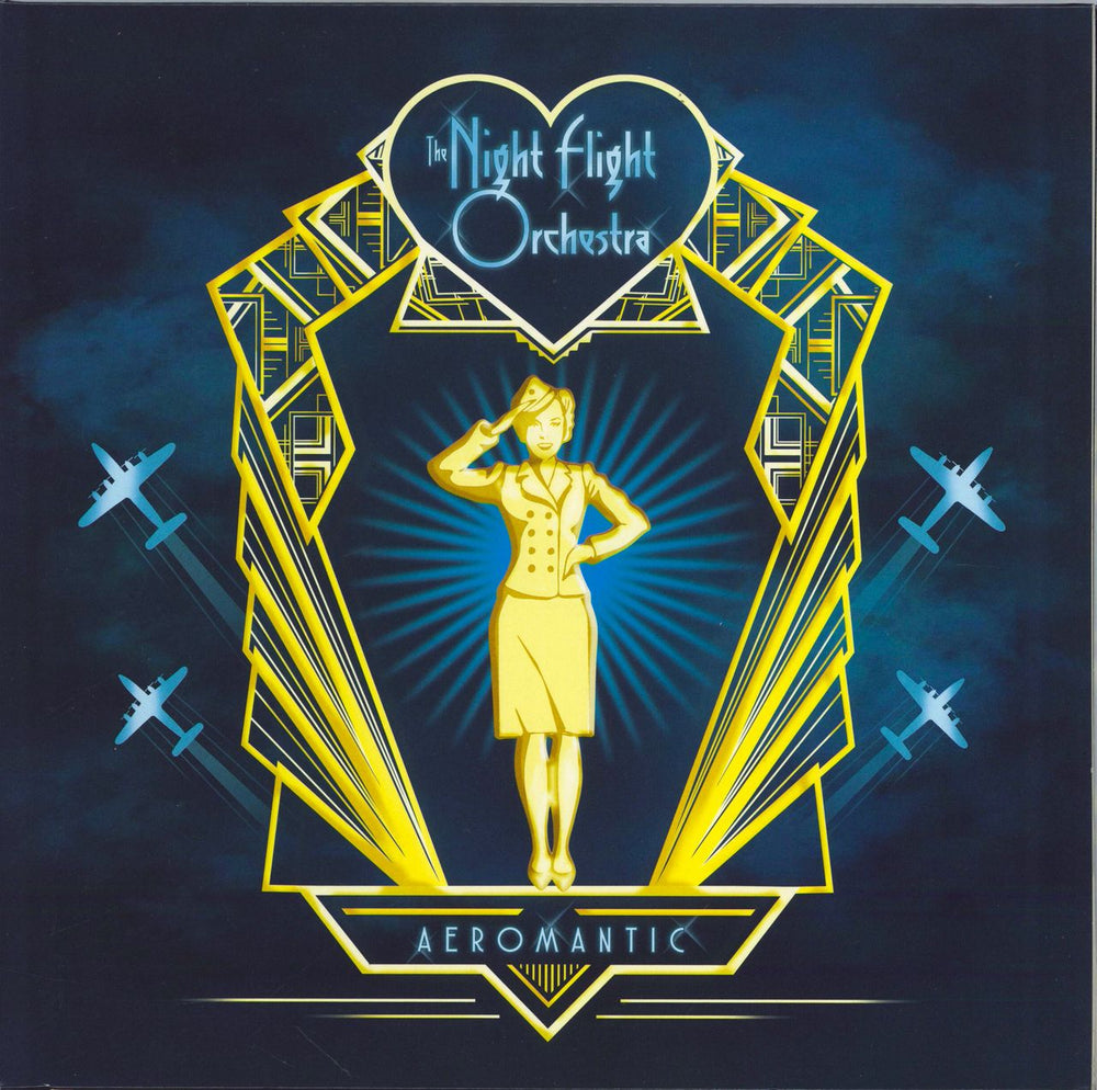 The Night Flight Orchestra Aeromantic German 2-LP vinyl record set (Double LP Album) 2736148501