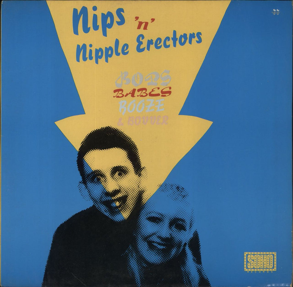 The Nips Bops, Babes, Booze & Bovver UK vinyl LP album (LP record) WIKM66