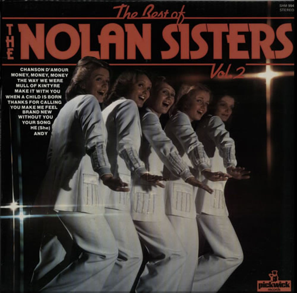 The Nolans The Best Of The Nolan Sisters - Vol. 2 UK vinyl LP album (LP record) SHM994