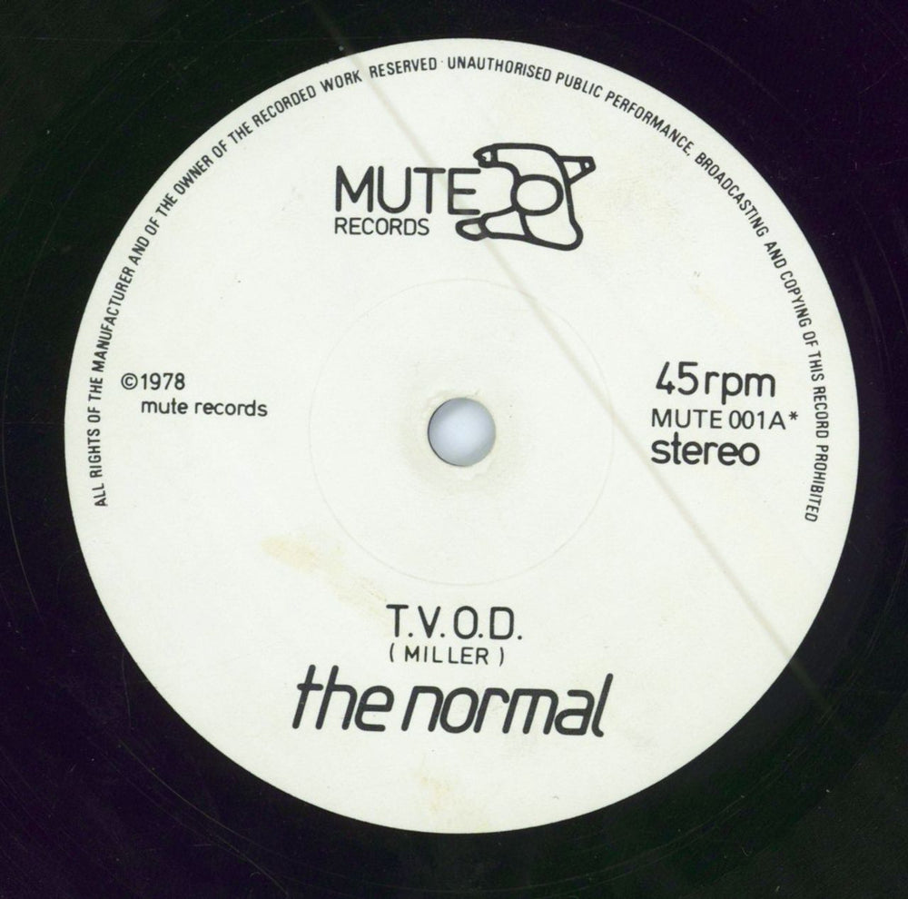 The Normal T.V.O.D. UK 7" vinyl single (7 inch record / 45)