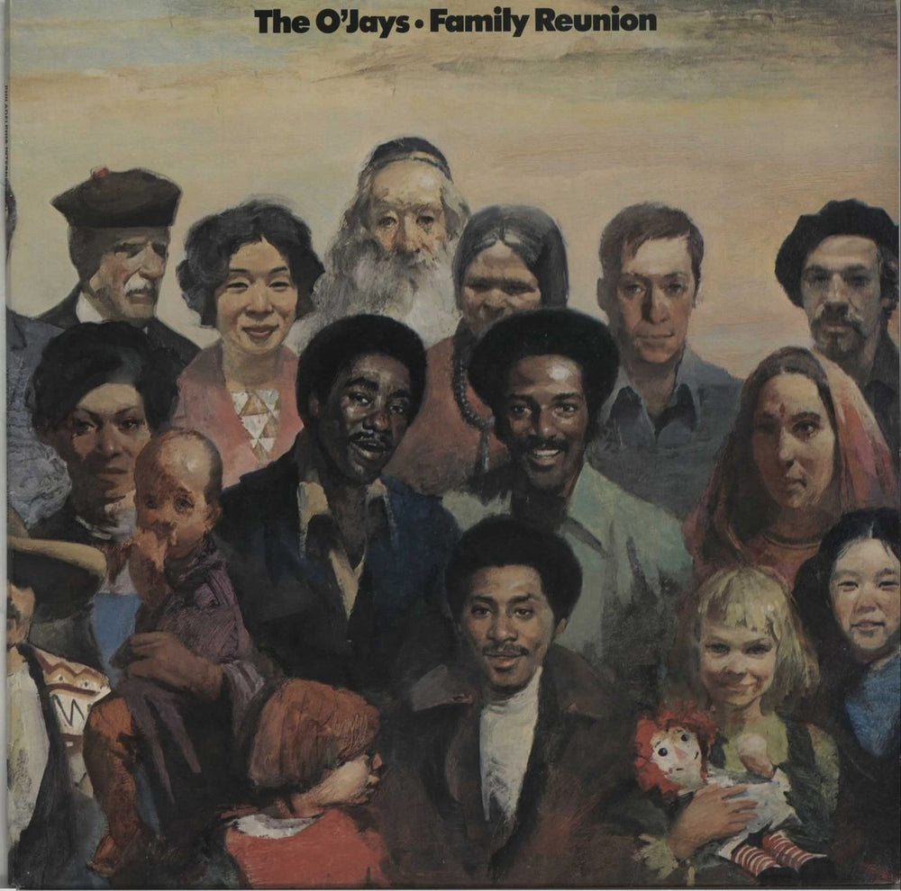 The O'Jays Family Reunion UK vinyl LP album (LP record) PIR69196