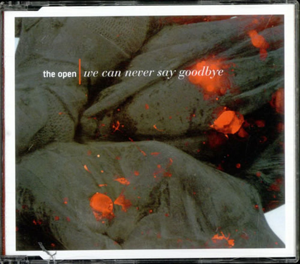 The Open We Can Never Say Goodbye UK Promo CD single (CD5 / 5") STATUES4