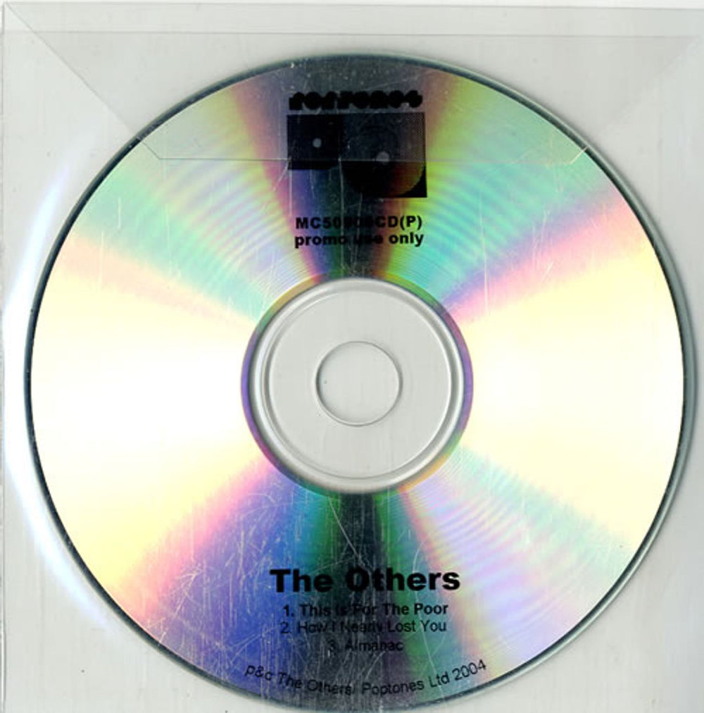 The Others This Is For The Poor UK Promo CD-R acetate MC5090SCD