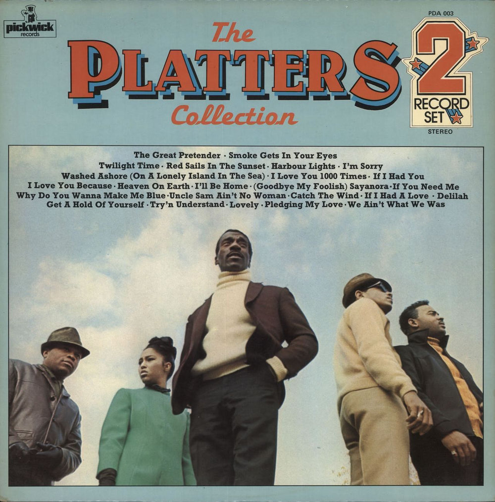 The Platters The Platters Collection UK 2-LP vinyl record set (Double LP Album) PDA003