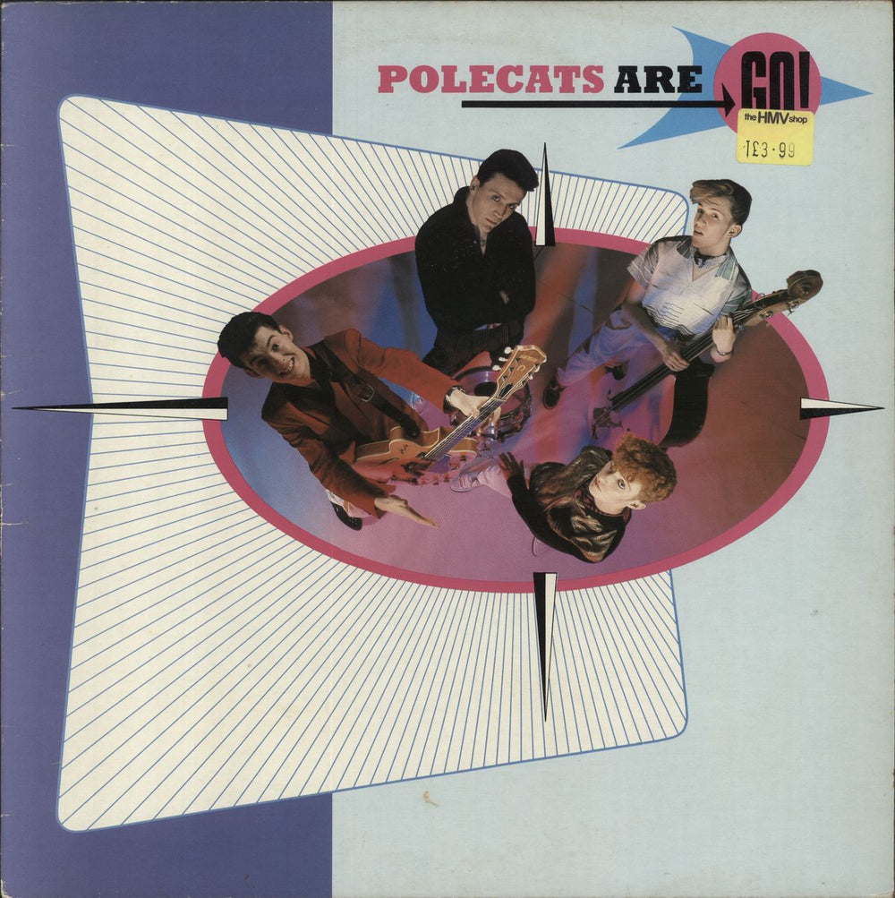 The Polecats Polecats Are Go UK vinyl LP album (LP record) 6359 057