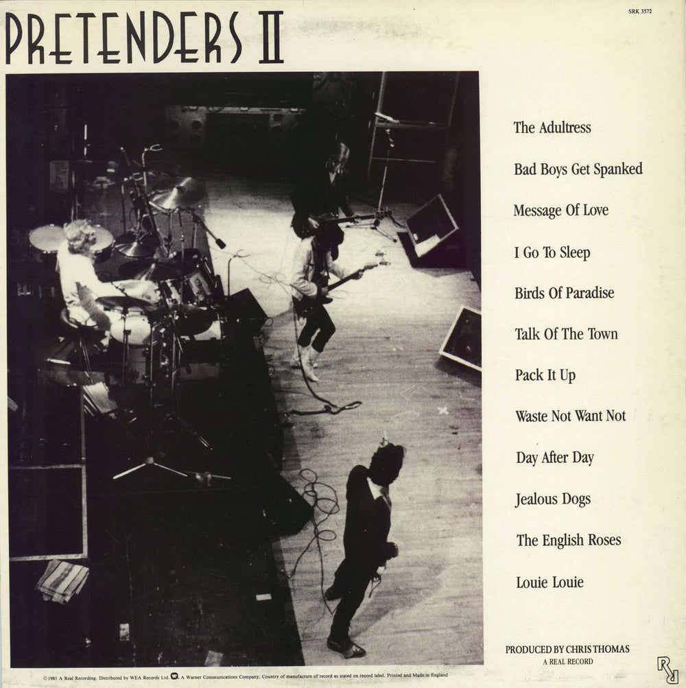 The Pretenders Pretenders II - Hype Stickered UK vinyl LP album (LP record)