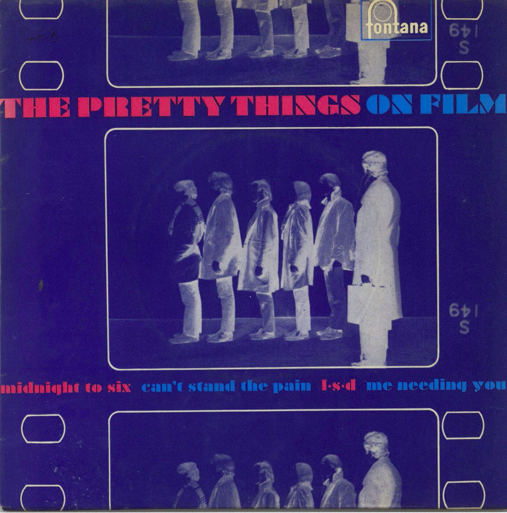 The Pretty Things On Film EP UK 7" vinyl single (7 inch record / 45) TE17472