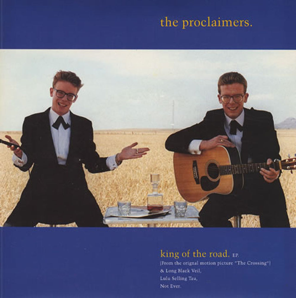 The Proclaimers King Of The Road EP UK 7" vinyl single (7 inch record / 45) CLAIM5