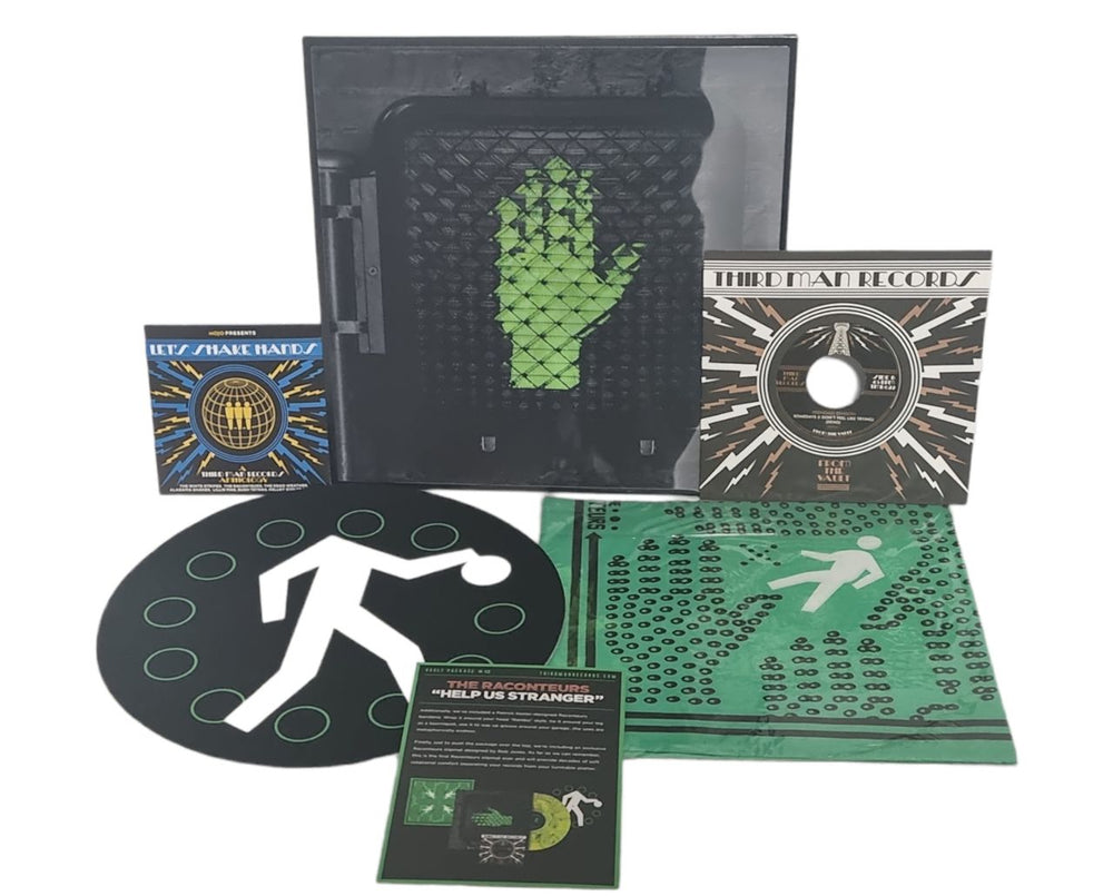 The Raconteurs Help Us Stranger - Green Vinyl + 7" Single - Package 40 US vinyl LP album (LP record) TMR600/622