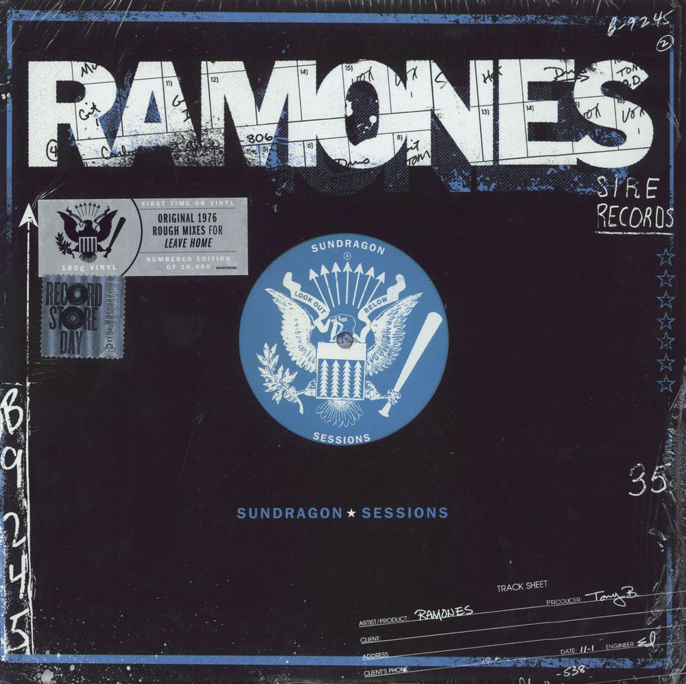 The Ramones Sundragon Sessions - RSD18 - 180gram Vinyl US vinyl LP album (LP record) R1565638