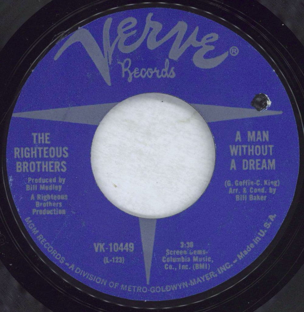 The Righteous Brothers On This Side Of Goodbye US 7" vinyl single (7 inch record / 45)