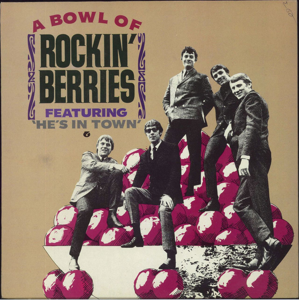 The Rockin' Berries A Bowl Of Rockin' Berries UK vinyl LP album (LP record) PYL4016